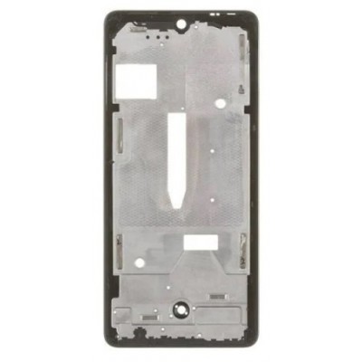 Lcd Frame Middle Chassis For Tecno Camon 20 Premier Blue By - Maxbhi Com