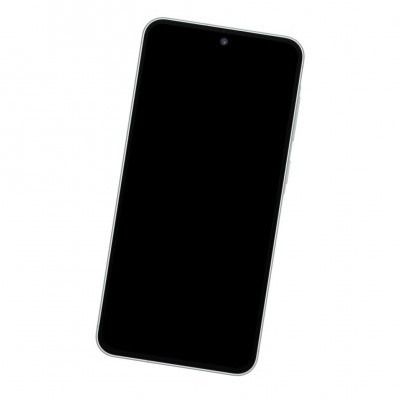 Camera Lens Glass with Frame for Samsung Galaxy A56 5G White