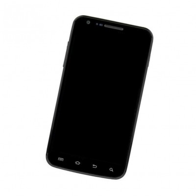 Camera Lens Glass with Frame for Samsung Galaxy S II LTE i727R Black
