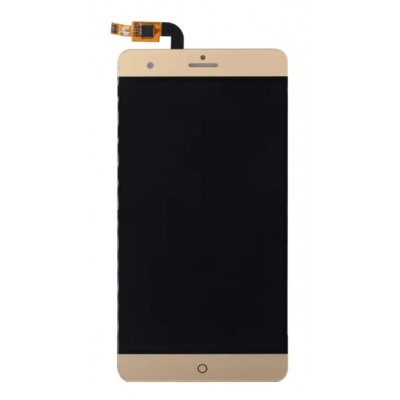 Lcd With Touch Screen For Zte Blade V7 Max Gold By - Maxbhi Com