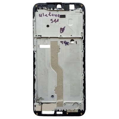 Lcd Frame Middle Chassis For Ulefone S11 Black By - Maxbhi Com