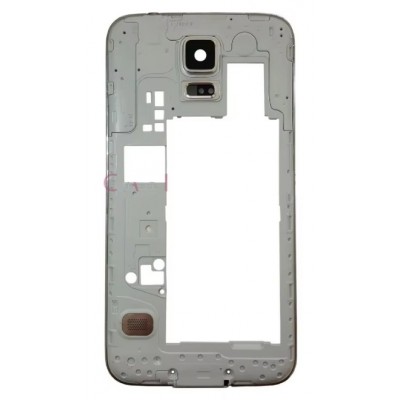 Middle Frame Ring Only For Samsung Galaxy S5 Duos Blue By - Maxbhi Com