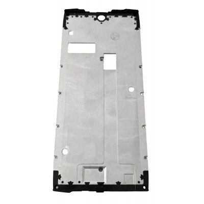 Lcd Frame Middle Chassis For Blackview Bv8200 White By - Maxbhi Com