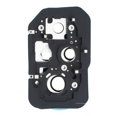 Camera Lens Glass With Frame For Honor 200 Pro Black By - Maxbhi Com