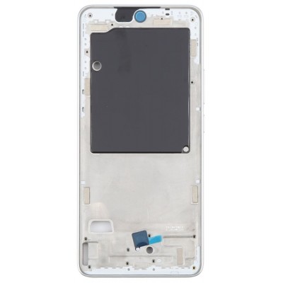 Lcd Frame Middle Chassis For Xiaomi Redmi Note 14 5g White By - Maxbhi Com