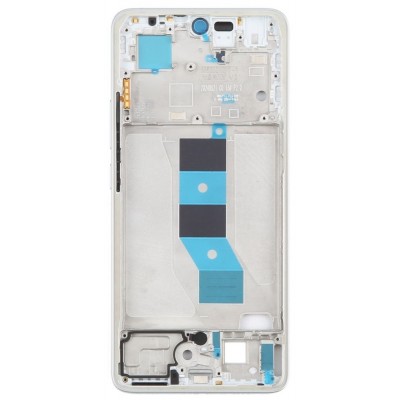 Lcd Frame Middle Chassis For Xiaomi Redmi Note 14 5g White By - Maxbhi Com