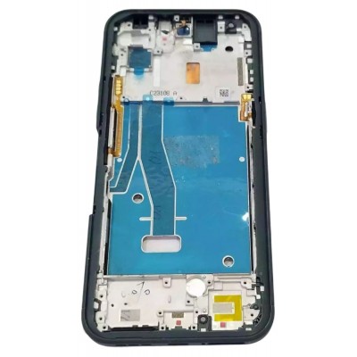 Lcd Frame Middle Chassis For Nokia Xr21 Black By - Maxbhi Com