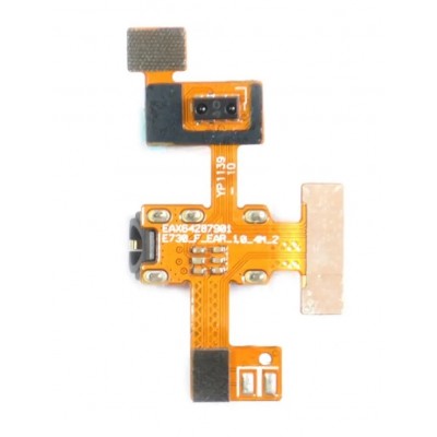 Handsfree Audio Jack Flex Cable For Lg Optimus Sol E730 By - Maxbhi Com