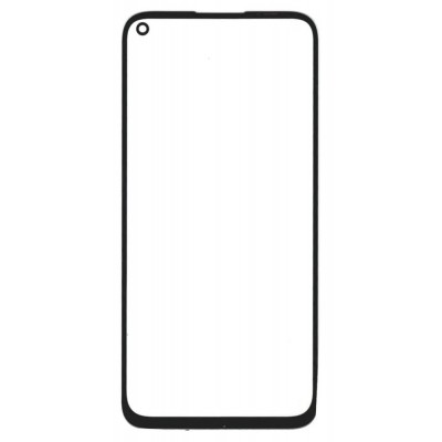 Replacement Front Glass For Huawei Nova 6 Se Black By - Maxbhi Com