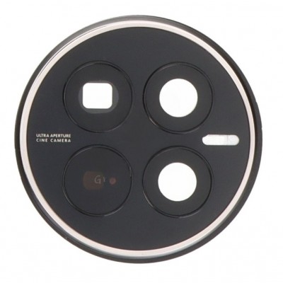 Camera Lens Glass With Frame For Huawei Mate 50 Black By - Maxbhi Com