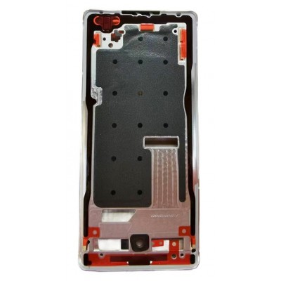 Lcd Frame Middle Chassis For Honor Magic 3 Pro White By - Maxbhi Com