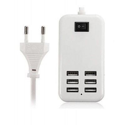 6 Port Multi USB HighQ Fast Charger for Samsung SCH-A930 - Maxbhi.com