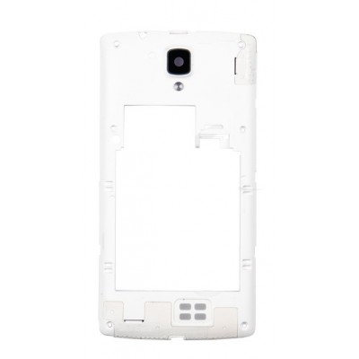Middle Frame Ring Only For Lenovo A1000 White By - Maxbhi Com