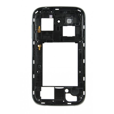 Lcd Frame Middle Chassis For Samsung Galaxy Grand Z I9082z Black By - Maxbhi Com