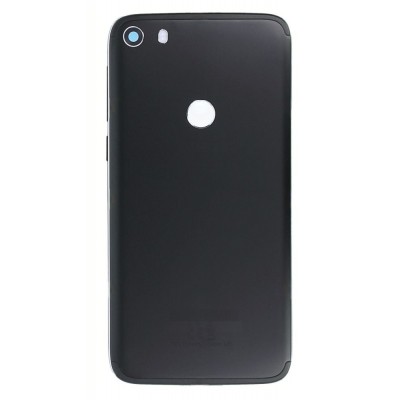 Back Panel Cover For Alcatel Idol 5 Black - Maxbhi Com