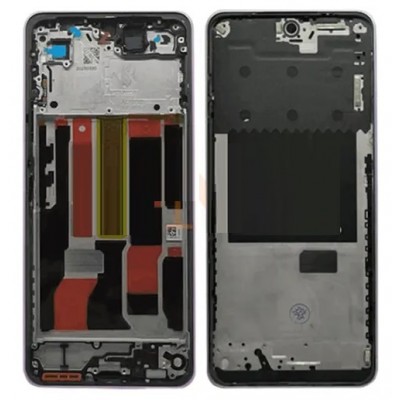 Lcd Frame Middle Chassis For Oppo A5 Pro 5g Black By - Maxbhi Com