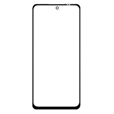 Replacement Front Glass For Umidigi Note 100 5g Black By - Maxbhi Com
