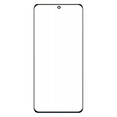 Replacement Front Glass For Realme Gt5 Black By - Maxbhi Com