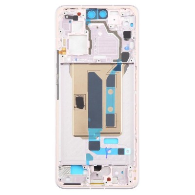 Lcd Frame Middle Chassis For Xiaomi Civi 4 Pro Pink By - Maxbhi Com