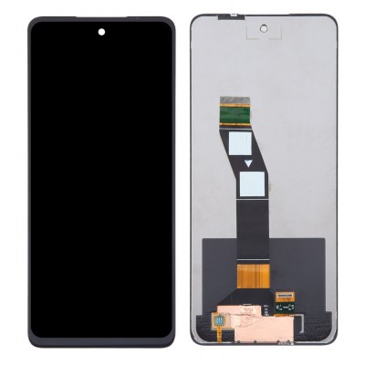 Lcd With Touch Screen For Motorola Moto G24 Black By - Maxbhi Com