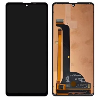 Lcd With Touch Screen For Sharp Aquos Sense8 White By - Maxbhi Com