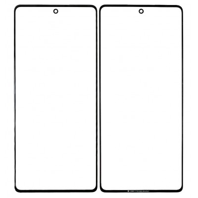 Replacement Front Glass For Tecno Camon 30 Pro 5g Black By - Maxbhi Com