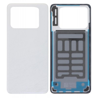 Back Panel Cover For Xiaomi Poco F6 Pro White - Maxbhi Com