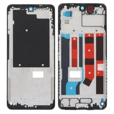 Lcd Frame Middle Chassis For Oppo A60 Black By - Maxbhi Com