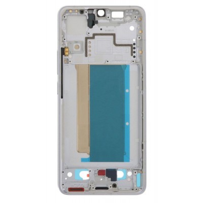 Lcd Frame Middle Chassis For Xiaomi Poco F6 Pro White By - Maxbhi Com