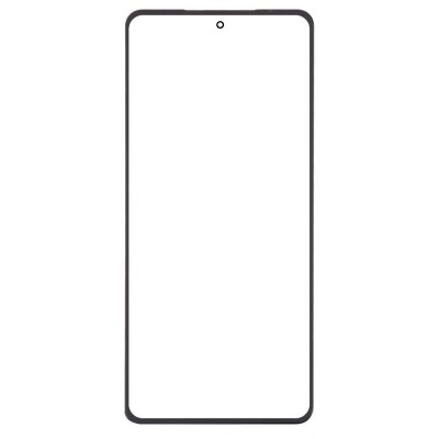 Replacement Front Glass For Oppo A60 Black By - Maxbhi Com