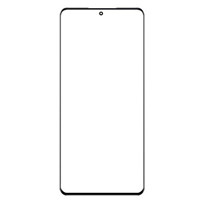 Replacement Front Glass For Realme Gt Neo 6 Black By - Maxbhi Com