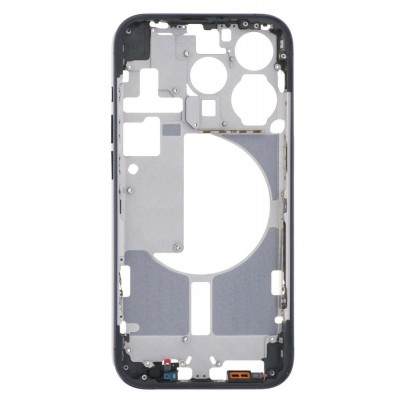 Lcd Frame Middle Chassis For Apple Iphone 15 Pro Blue By - Maxbhi Com