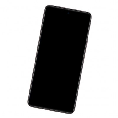 Lcd Frame Middle Chassis For Vivo Y28 4g Black By - Maxbhi Com
