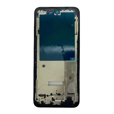 Lcd Frame Middle Chassis For Tecno Spark Go 1 Black By - Maxbhi Com