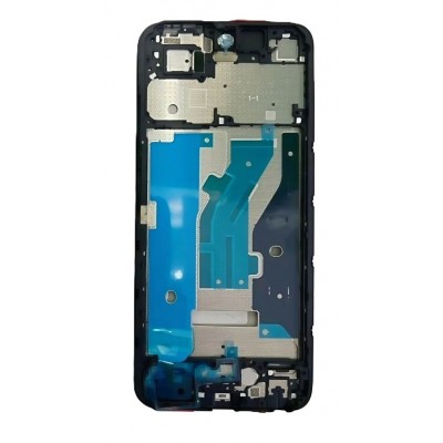 Lcd Frame Middle Chassis For Tecno Spark Go 1 Black By - Maxbhi Com