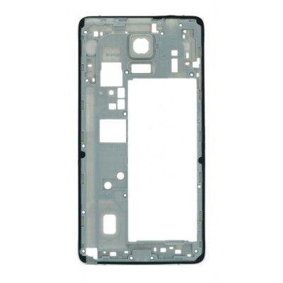 Middle Frame Ring Only For Samsung Galaxy Note 4 Black By - Maxbhi Com