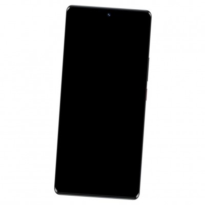 Camera Lens Glass with Frame for ZTE Blade V50 5G White