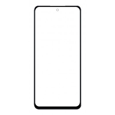 Replacement Front Glass For Realme Narzo 80x 5g Black By - Maxbhi Com
