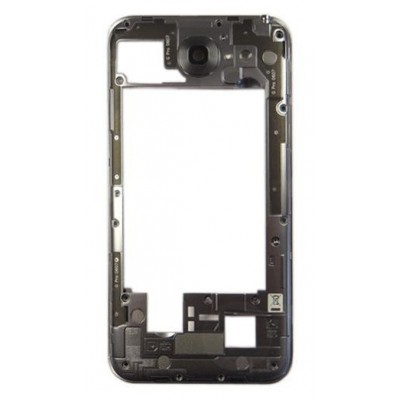 Middle Frame Ring Only For Lg Optimus G Pro E980 White By - Maxbhi Com