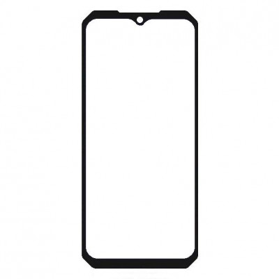 Replacement Front Glass For Doogee S118 Pro Red By - Maxbhi Com