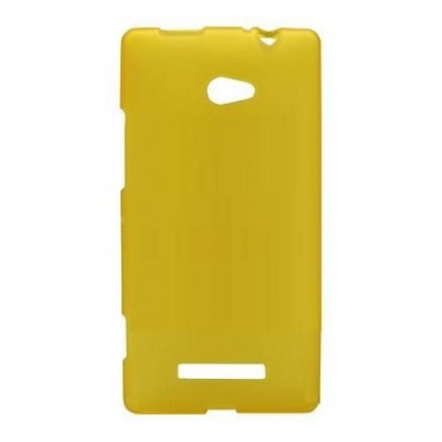 Back Case for HTC 8X - Yellow