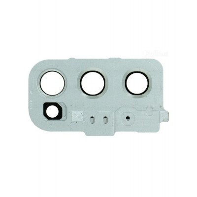 Camera Lens Glass With Frame For Samsung Galaxy S20 White By - Maxbhi Com