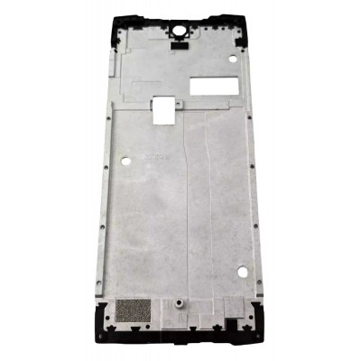 Lcd Frame Middle Chassis For Blackview Bv8200 White By - Maxbhi Com