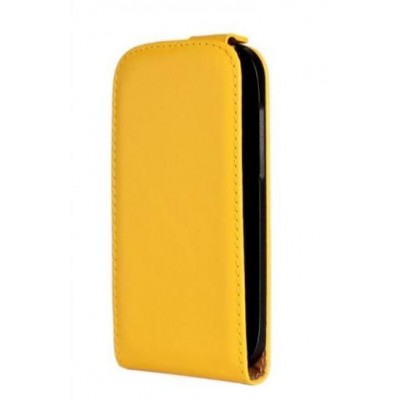 Flip Cover for HTC Deisre X T328E - Yellow