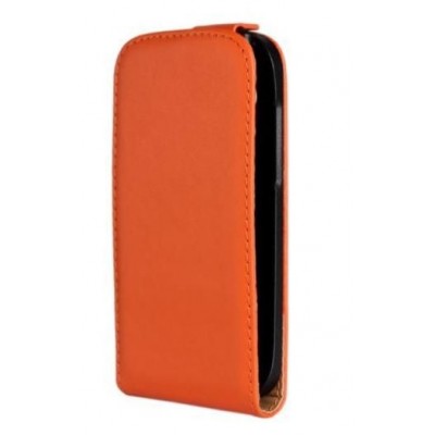 Flip Cover for HTC Desire X Dual SIM with dual SIM card slots - Orange