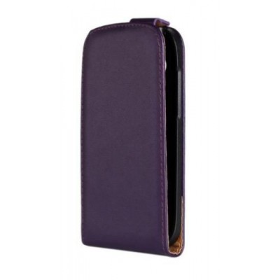 Flip Cover for HTC Desire X Dual SIM with dual SIM card slots - Violet