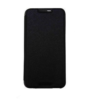 Flip Cover for Micromax Canvas Selfie Lens - Black