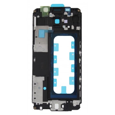 Lcd Frame Middle Chassis For Samsung Galaxy A3 2016 Black By - Maxbhi Com
