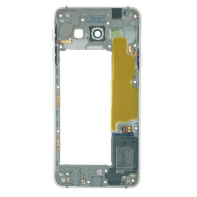 Middle Frame Ring Only For Samsung Galaxy A3 2016 Black By - Maxbhi Com