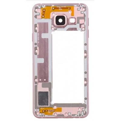 Middle Frame Ring Only For Samsung Galaxy A3 2016 Pink By - Maxbhi Com